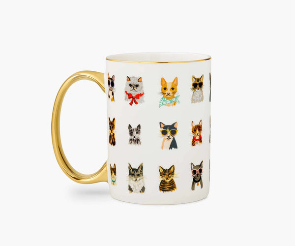 Cool Cats & Kittens Porcelain Mug