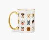 Tasse en porcelaine de hot-dogs