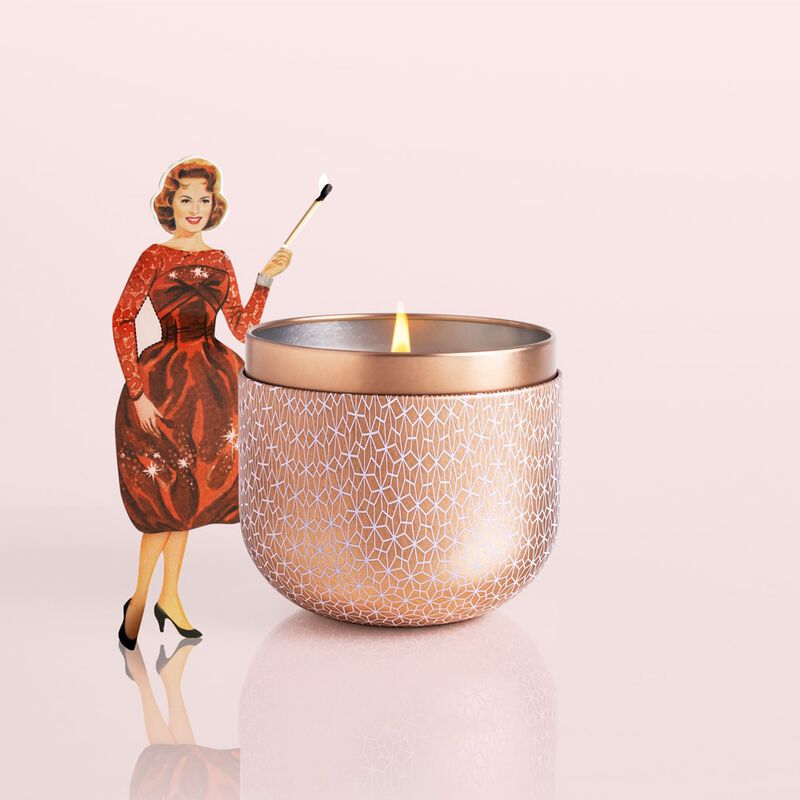 Boîte dorée pamplemousse rose et prosecco {12,5 oz.}