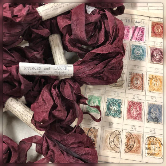 Aged Ribbon | 5 yds. {multiple colors}
