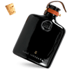 Ceramic Flask with Brass & Leather Details