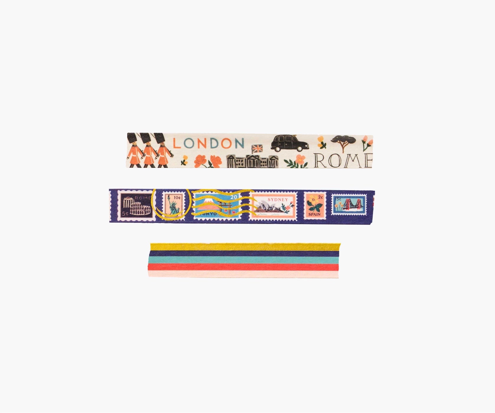 Bon Voyage Washi Tape Trio