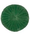 Oreiller rond en velours | 16" | Reine-claude