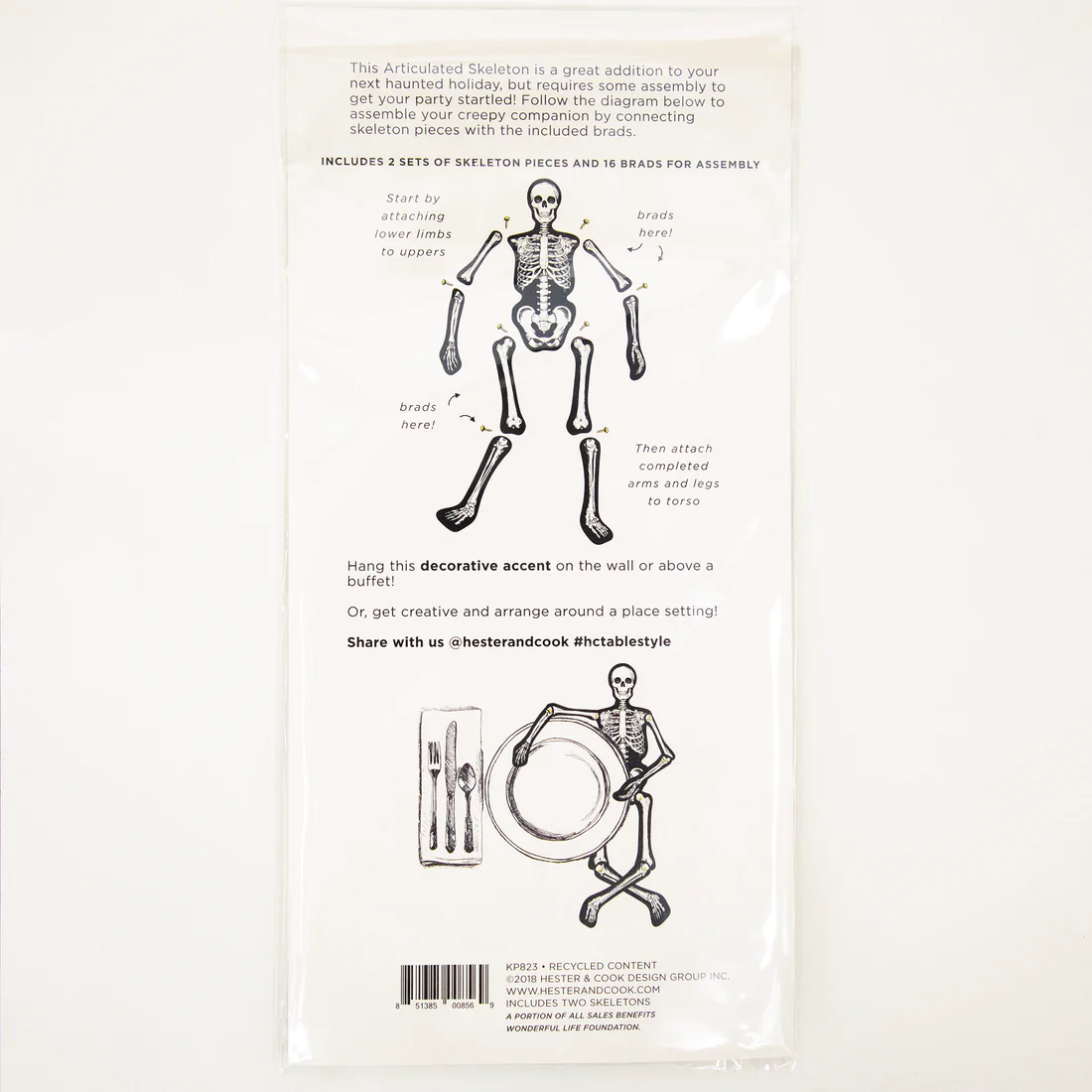 Articulated Skeleton Decorative Accent