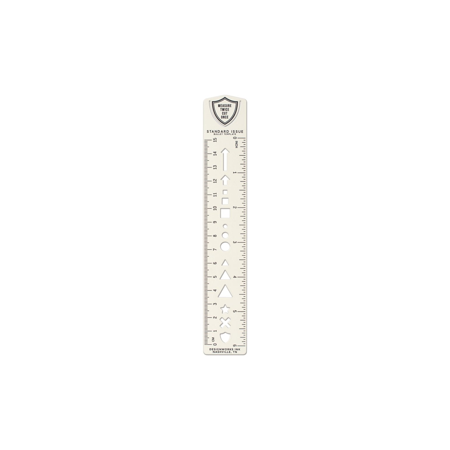 Bullet Template Ruler & Bookmark | Standard Issue Collection {multiple styles}