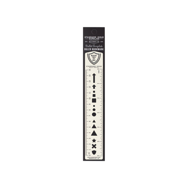 Bullet Template Ruler & Bookmark | Standard Issue Collection {multiple styles}