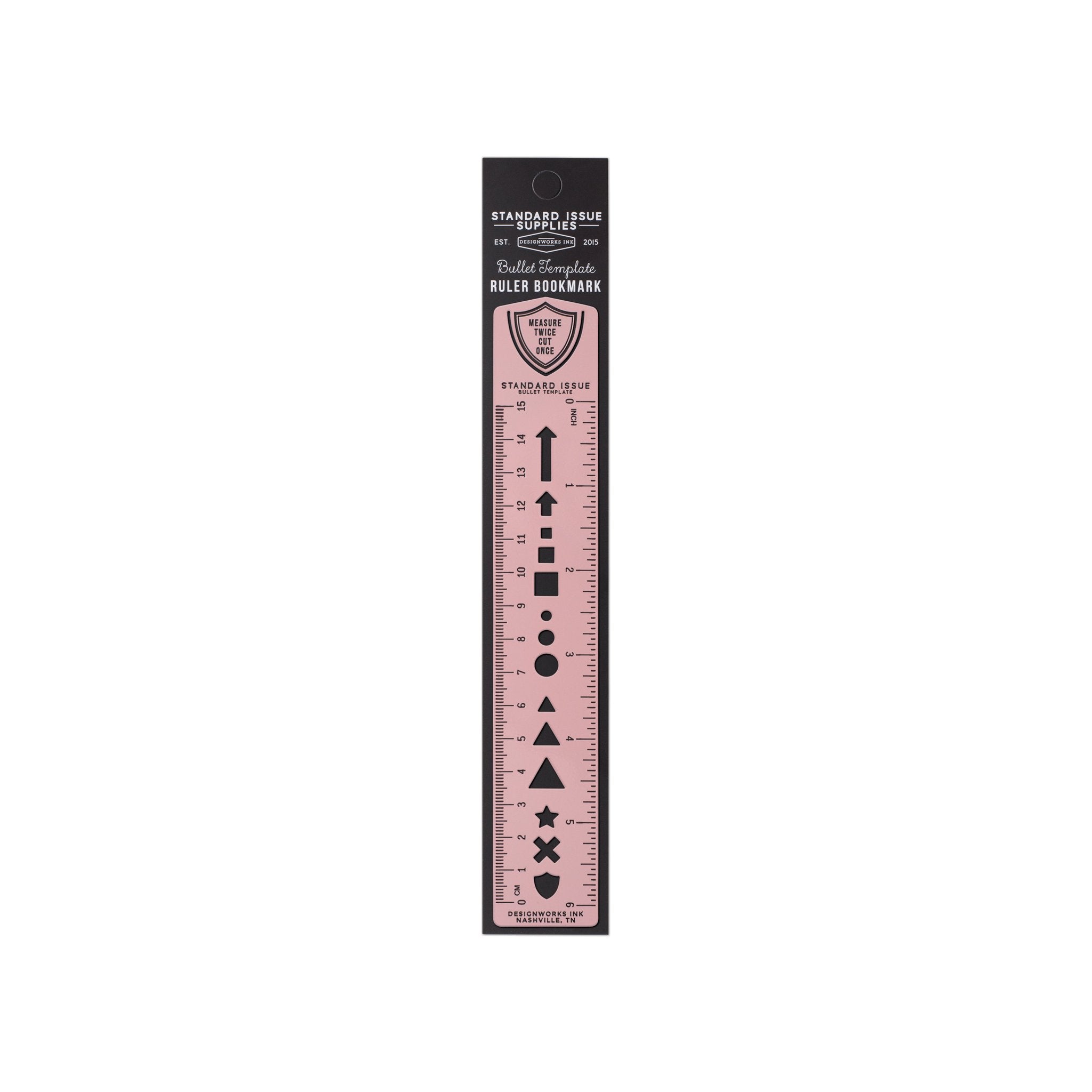 Bullet Template Ruler & Bookmark | Standard Issue Collection {multiple styles}