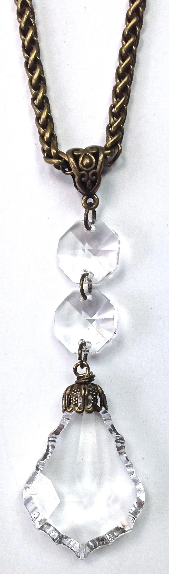 Collier chaîne en corde de lustre