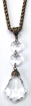 Collier chaîne en corde de lustre