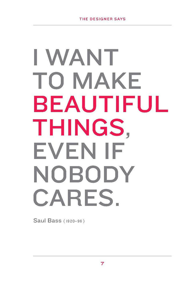 The Designer Says