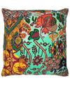 Oreiller rond en velours | 16" | Reine-claude