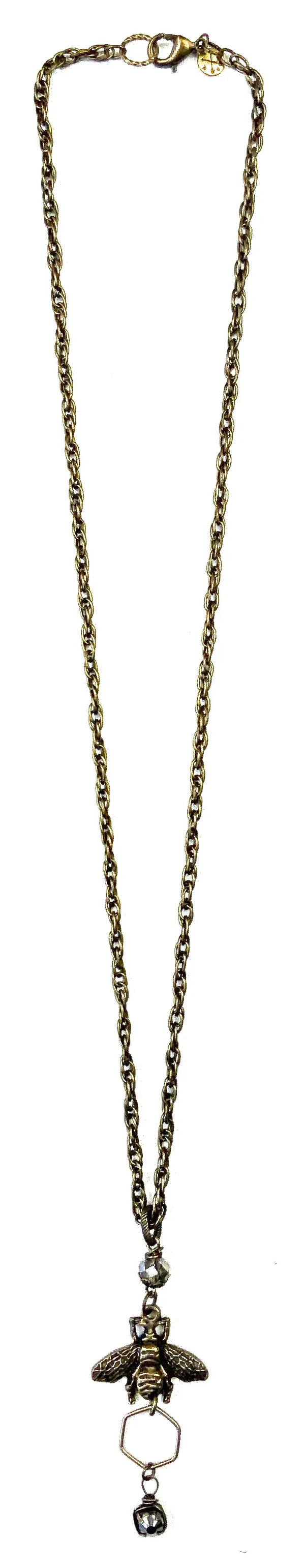 Collier pendentif juste abeille
