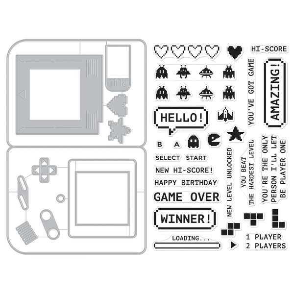 Retro Game Stamp + Die Bundle | Ralph Tyndall {15% off!}