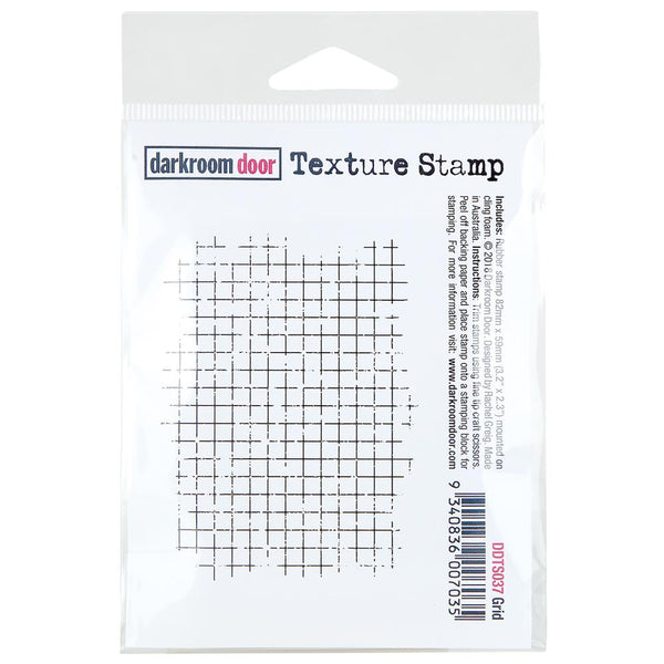 Grid Texture Cling Stamp {coming soon!}