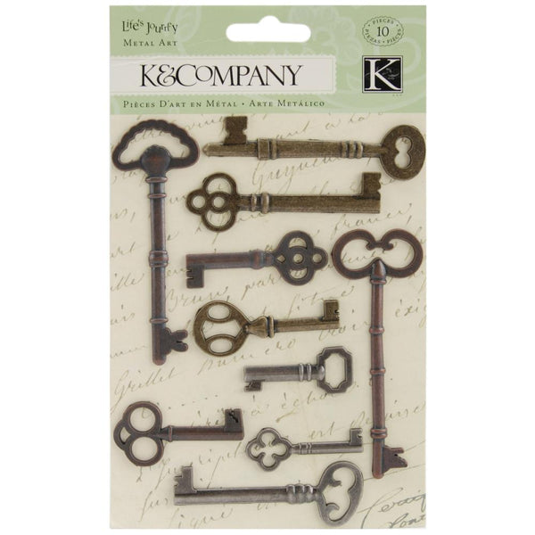Life's Journey Metal Keys