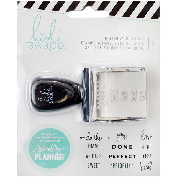 Words Memory Planner Roller Stamp