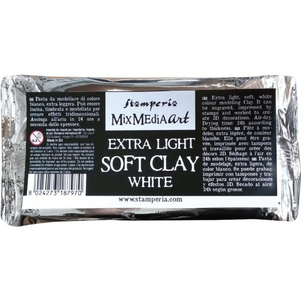 Extra Light Soft White Clay {Air Dry}