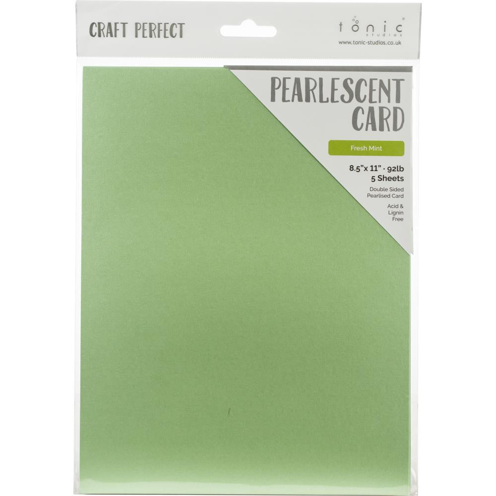 {coming soon!} Fresh Mint 8.5x11 Pearlescent Cardstock 5pk