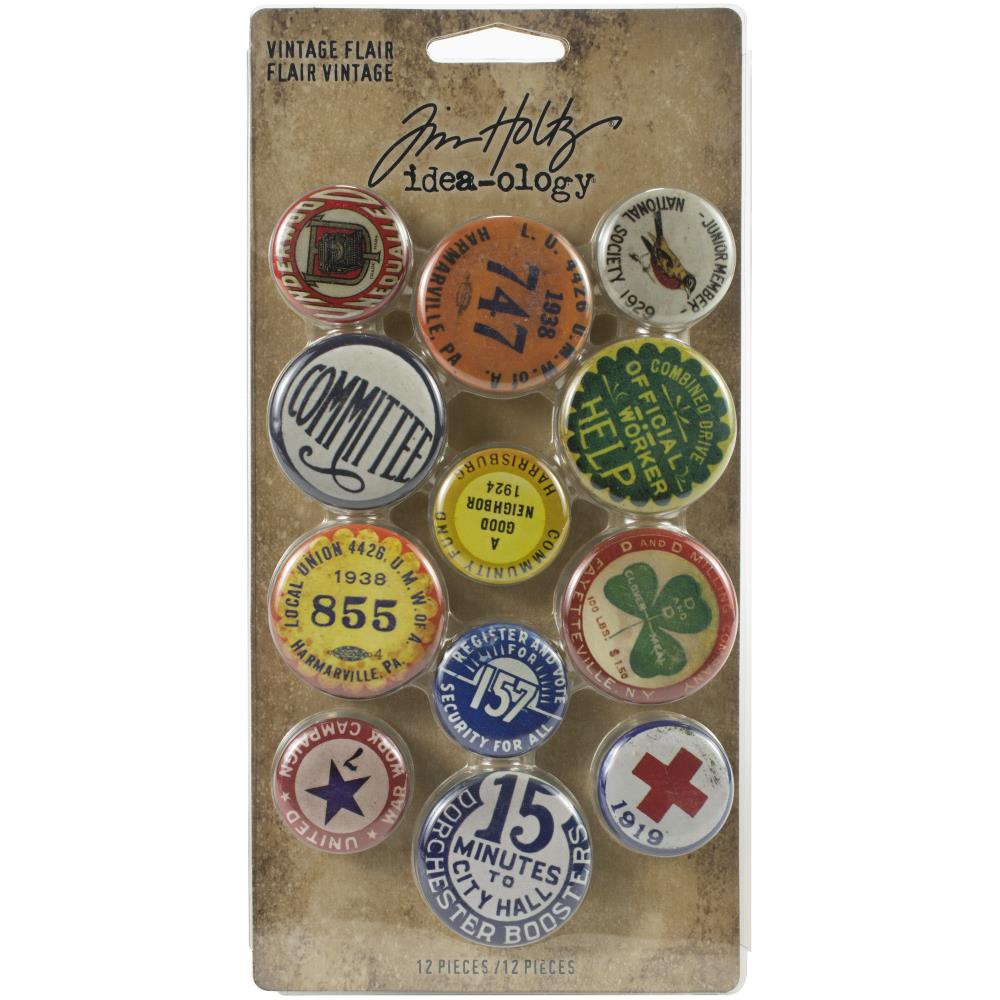 Vintage Flair Buttons | idea-ology