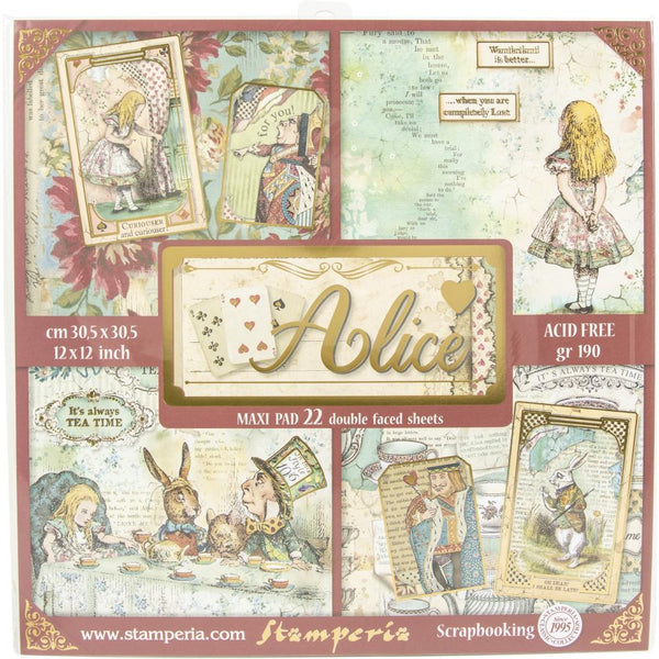 Alice Forever Gilded Paper Pack {12x12}