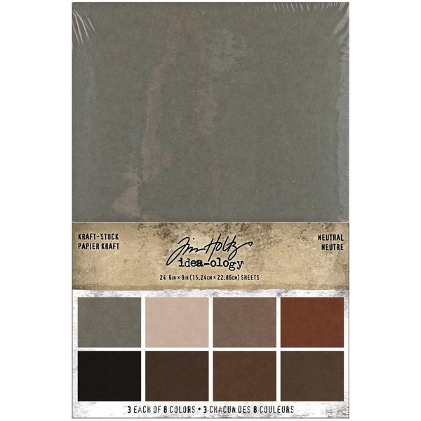 Neutral Kraft Stock 6x9 Cardstock Pad | idea-ology