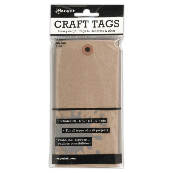 Inkssentials No. 8 Kraft Craft Tags