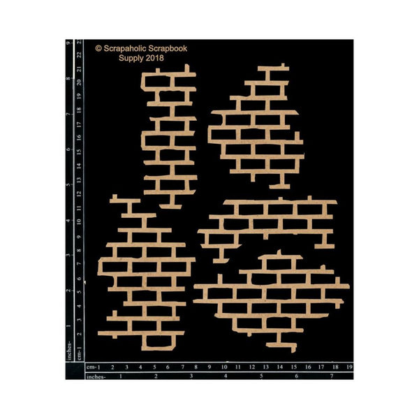 Brick Pieces | Laser-Cut Chipboard