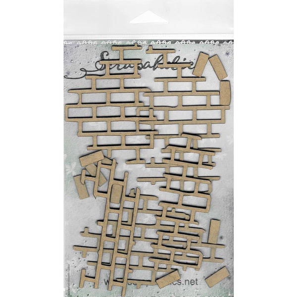 Brick Pieces | Laser-Cut Chipboard
