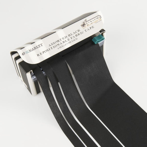 Black Fabric Tape Assortment Set | Curators