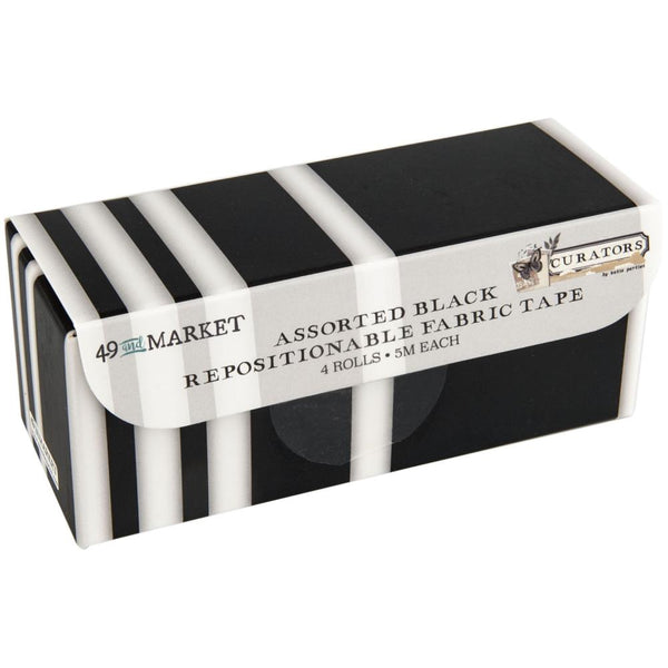Black Fabric Tape Assortment Set | Curators