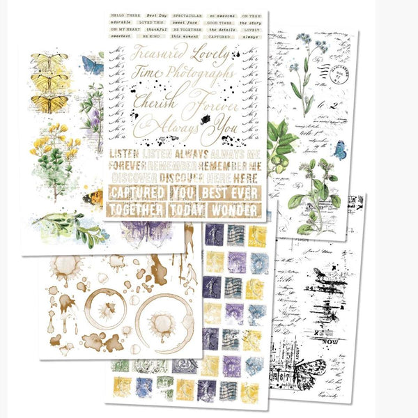 Curators Botanical 6x8 Rub-Ons