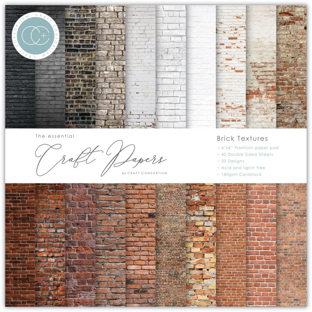 Brick Textures Paper Pad {multiple sizes}