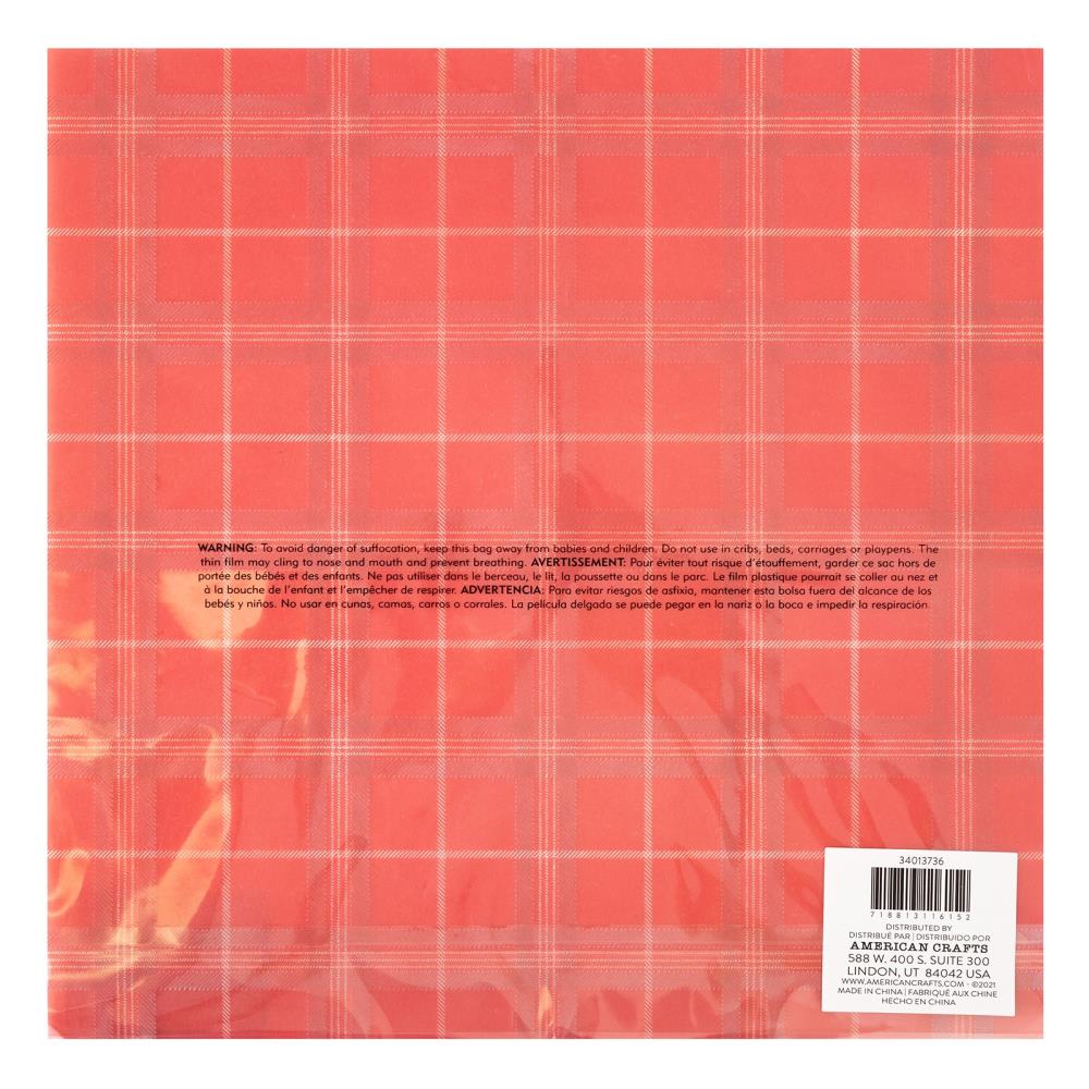 So Festive 12x12 Foiled Vellum | Mittens & Mistletoe