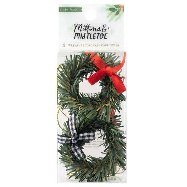 Mini Wreaths | Mittens & Mistletoe