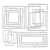 Key Lined Essential Chipboard Frames {Curators}