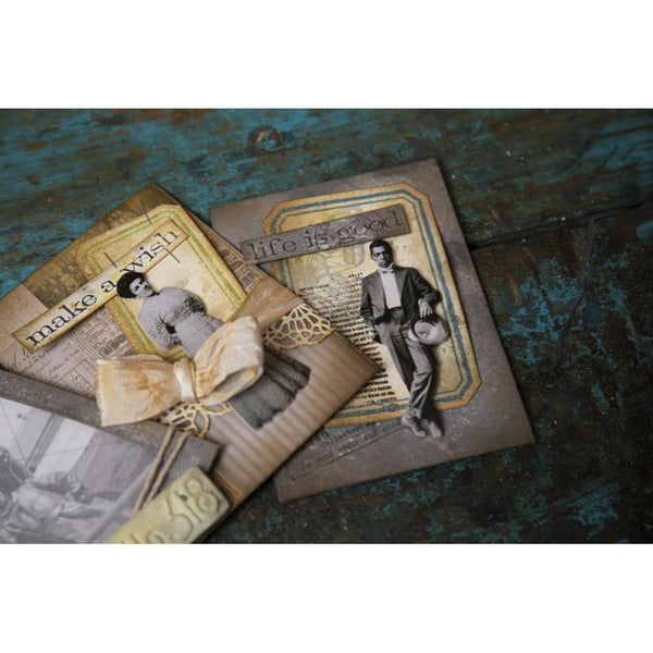 Vintage Labels Thinlits Die Set | Tim Holtz