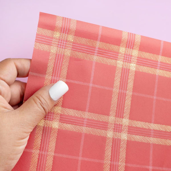 So Festive 12x12 Foiled Vellum | Mittens & Mistletoe