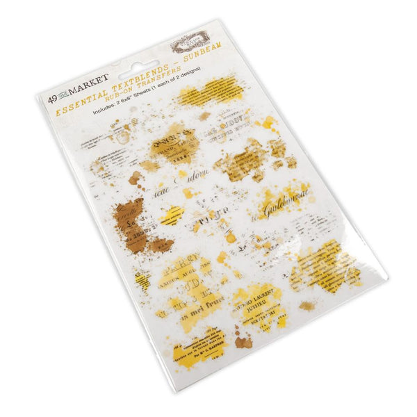 Sunbeam Textblends 6x8 Rub-ons