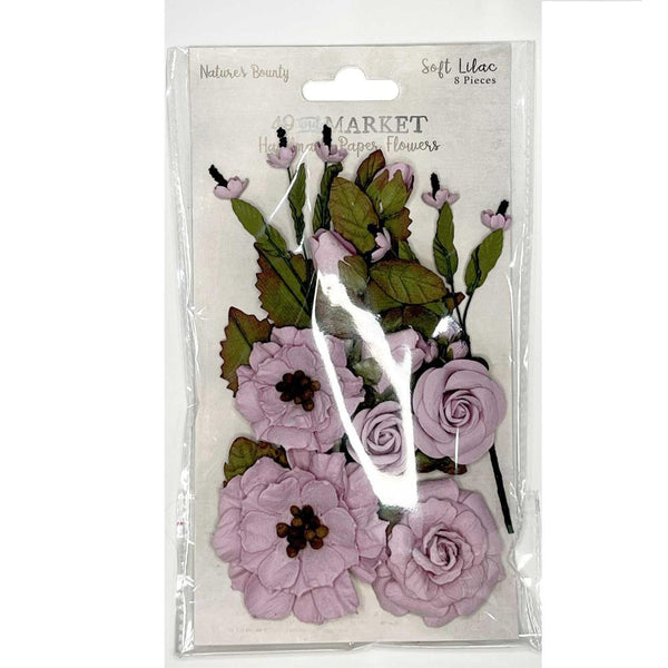 Soft Lilac Nature's Bounty Paper Flowers