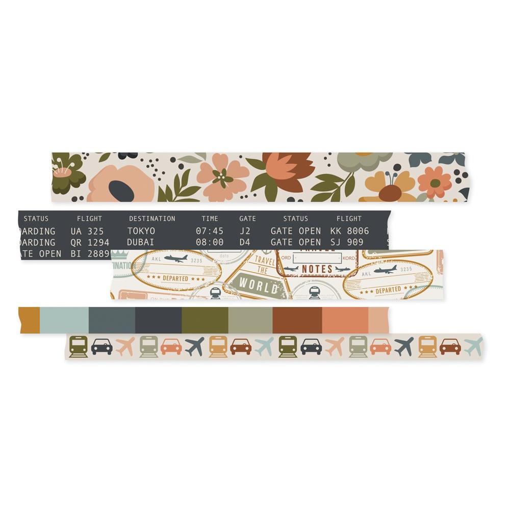 Here & There Washi Tape 5pk