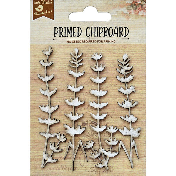 Fern Laser-Cut + Primed Chipboard