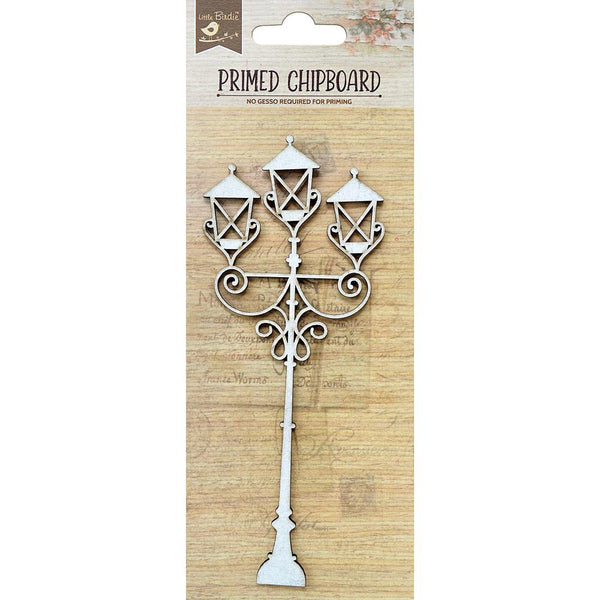 Victorian Lamp Post Primed Laser-Cut Chipboard