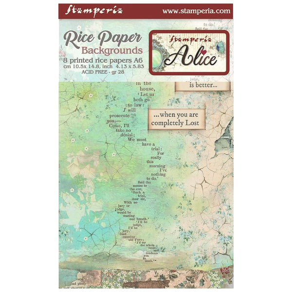 Forever Alice Rice Paper Pack | A6 {pack of 8}