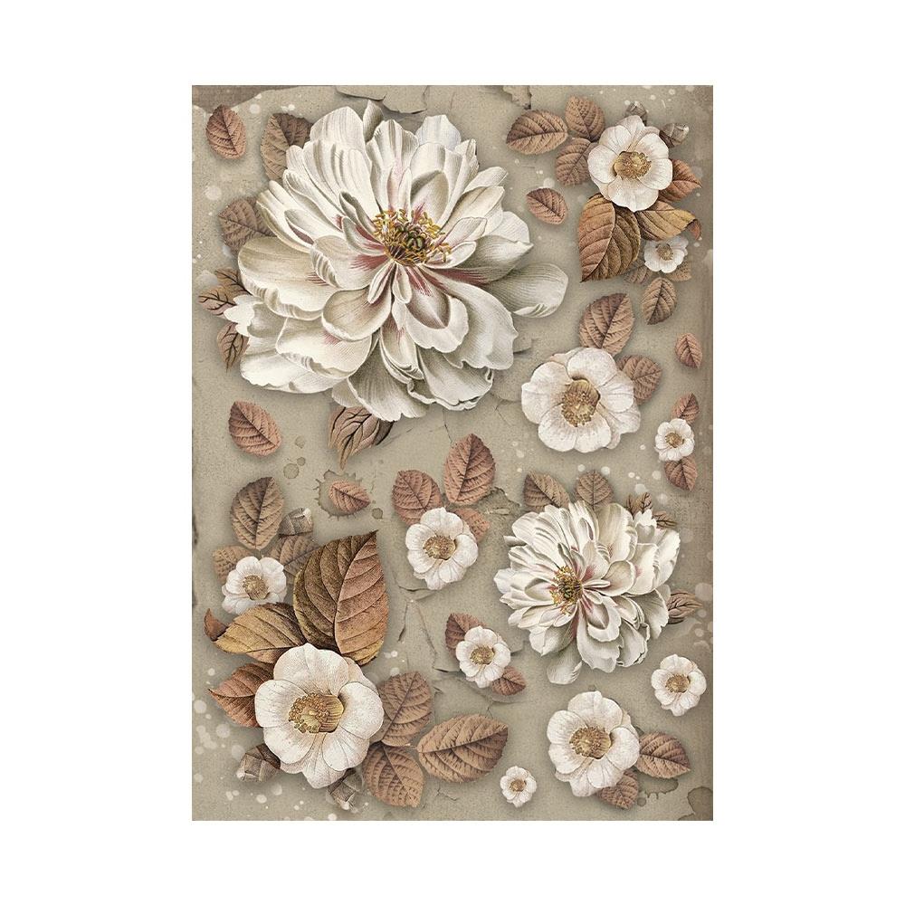 Vintage Library Assorted Backgrounds A6 Rice Paper