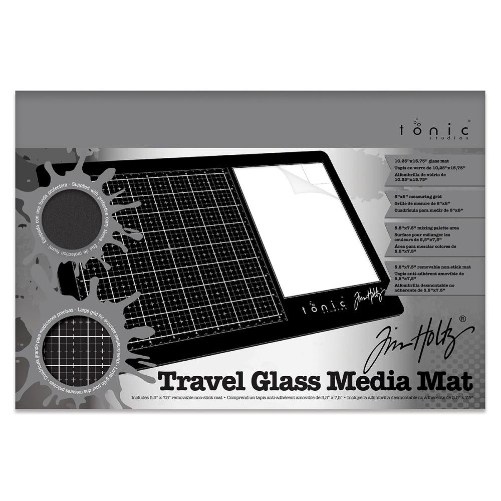 Glass Media Mat | Travel Size