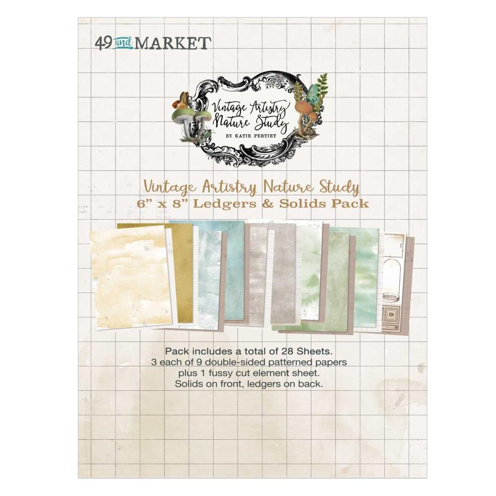Ledger 6x8 Double-Sided Cardstock Pack {Nature Study}