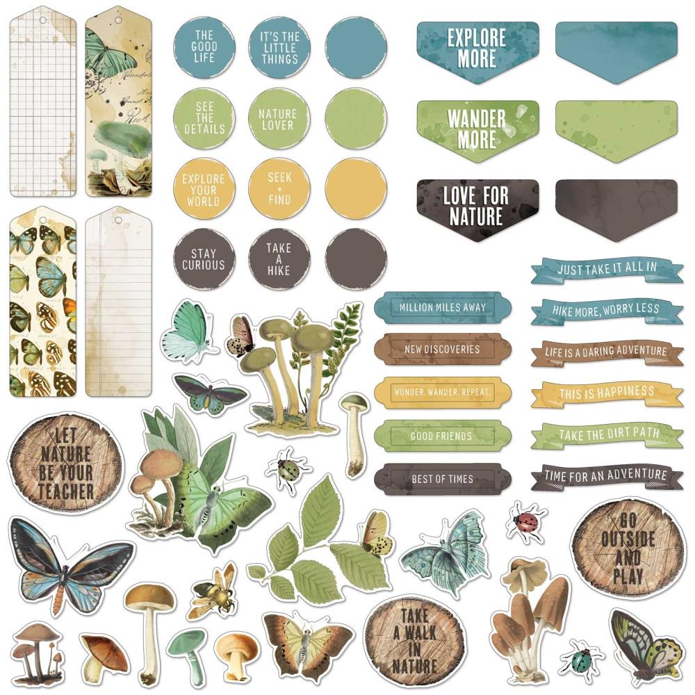 Chipboard Shapes {Nature Study}