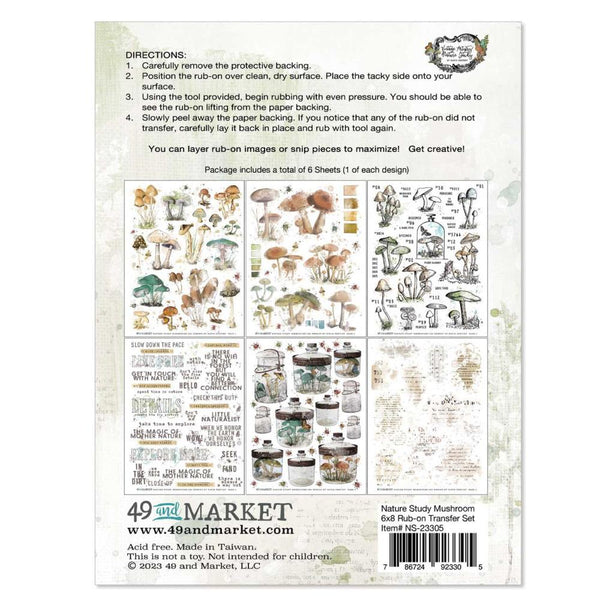 Nature Study Rub-ons {multiple styles}