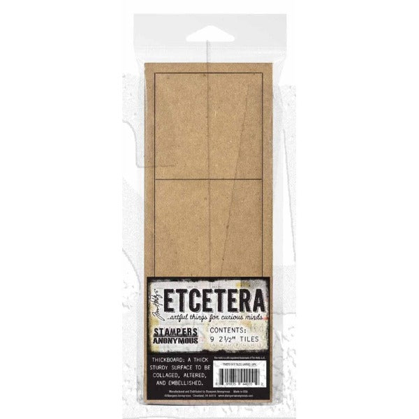 Large Etcetera Tiles | Laser-Cut Thickboard