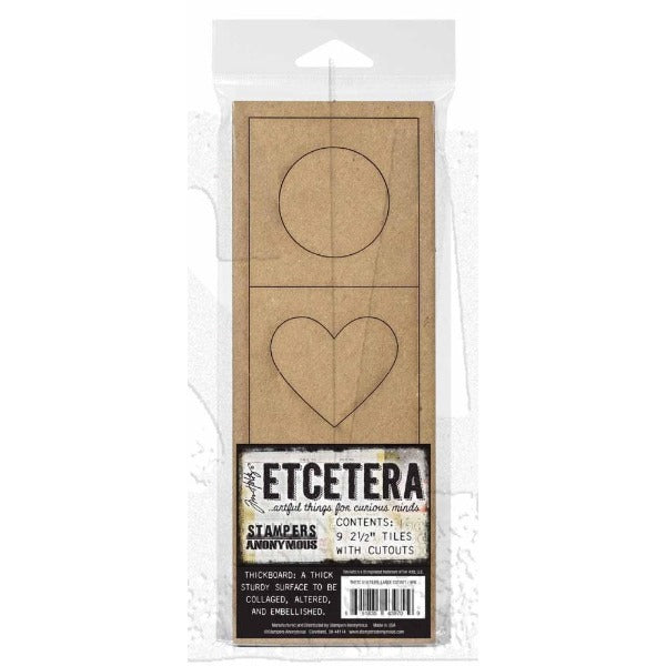 Large Cutout Etcetera Tiles | Laser-Cut Thickboard